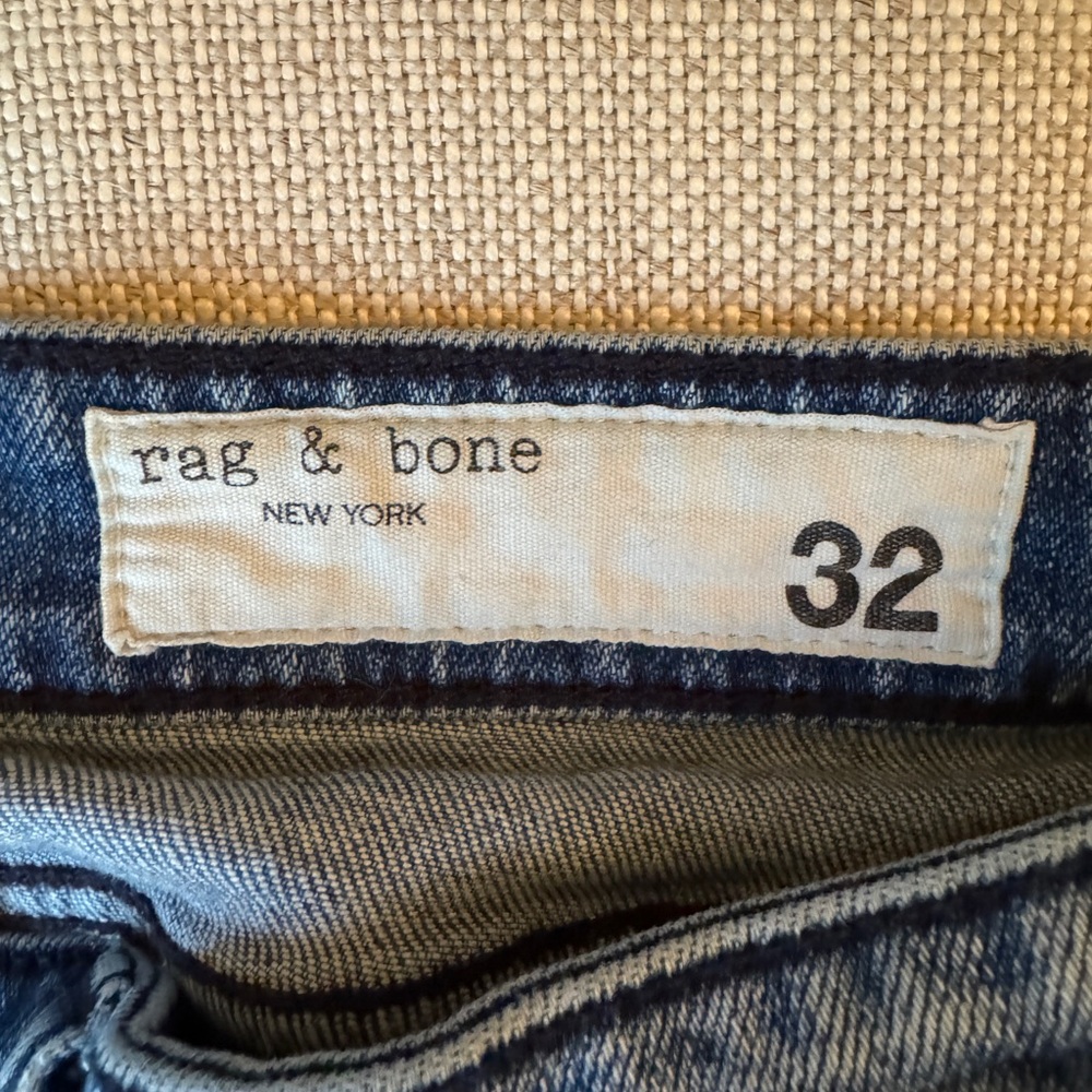 Rag & Bone Dre Low-Rise Slim Boyfriend Denim Jeans 32 - Picture 5 of 5